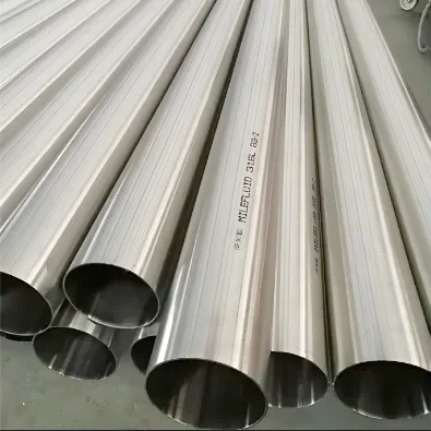 Rustfrit stål industrielt fluidrør